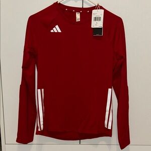 Adidas Red Long Sleeve Top